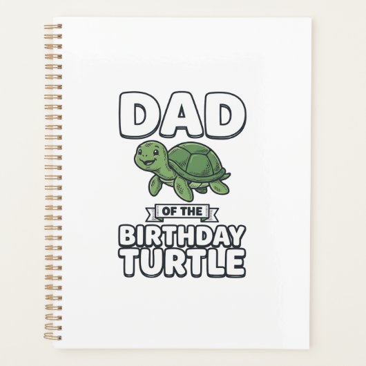 Papa de la tortue d'anniversaire Conception drôle (Devant)