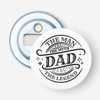 Papa - De Man, De Mythe, De Legende Button Flesopener