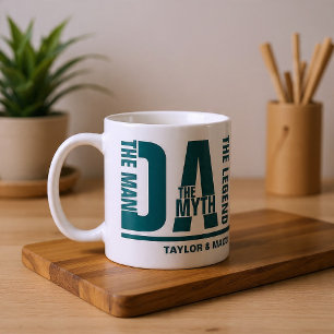 Papa De Man De Mythe De Legende Gepersonaliseerd Koffiemok