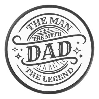 Papa - De Man, De Mythe, De Legende Hockey Puck