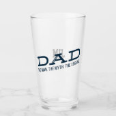 Papa de man de mythe de legende monogram glas (Voorkant)