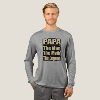 Papa de man de Mythe De legende Vaderdag Tri-Blend Shirt