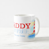 Papa de phare vous allumez notre tasse de la vie (Devant droit)