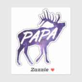 Papa Deer Sticker (Vel)