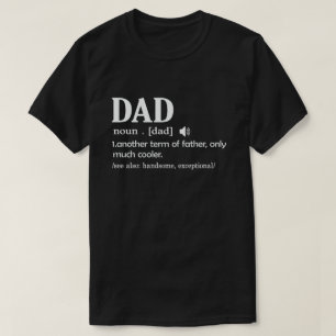 Papa Definition Funny Betekenis Cool Vaderdag T-shirt