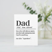Papa Définition unique Papa Carte Fête des pères c (Debout devant)