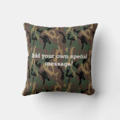 Papa Deployment Photo Pillow - Chip Camo Kussen (Achterkant)