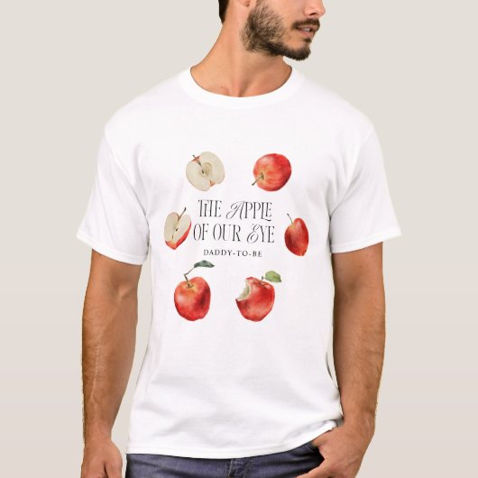 Papa Des Pommes Rouges En T-shirt (Devant)