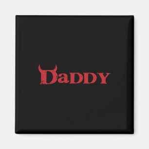 Papa Devil Horn Lazy Halloween Costume Gothic Pap Magneet
