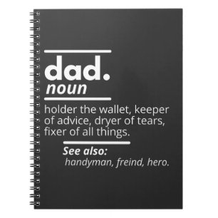 Papa Dictionary Definition - Grapny Fathers Day Gi Notitieboek
