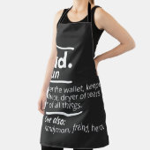 Papa Dictionary Definition - Grapny Fathers Day Gi Schort (Insitu)