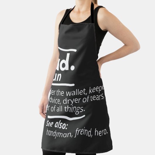 Papa Dictionary Definition - Grapny Fathers Day Gi Schort (Insitu)