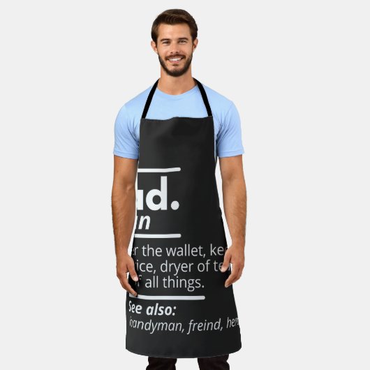 Papa Dictionary Definition - Grapny Fathers Day Gi Schort (Gedragen)