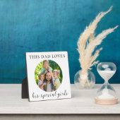 Papa dochter aangepaste foto fotoplaat (Insitu)