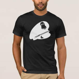 Papa, Dom, Cop Pet, Badge, Sheild, Fuzz T-shirt