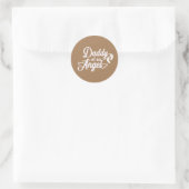 Papa d'un Ange Stickers de fausse couche (Sac)