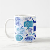 Papa d'urgence plaisante la Mug en céramique (Gauche)