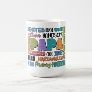 Papa: een erfenis van kracht en liefde koffiemok