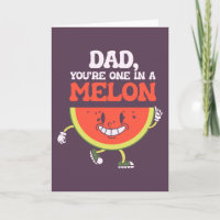 Papa één in een miljoen/meloen Vaderdag papa grap