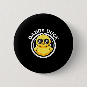 Papa Eend Vader Ik Hou Van Eenden Familie Liefhebb Ronde Button 5,7 Cm