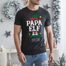 Papa Elf Grappig Familie Kerstmis Matching