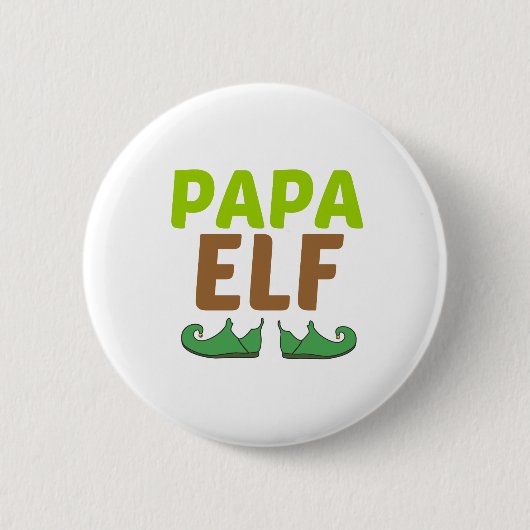 PAPA ELF RONDE BUTTON 5,7 CM (Voorkant)
