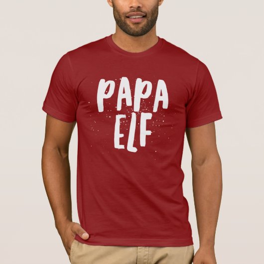 Papa Elf T-shirt (Voorkant)
