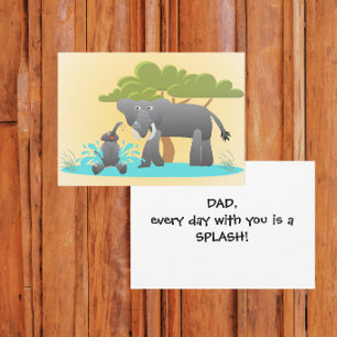Papa elke dag met jou is een Splash kaart