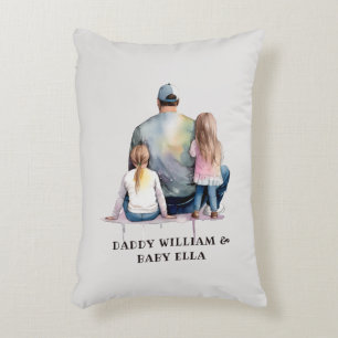 Papa en aughters op maat (9) accent kussen