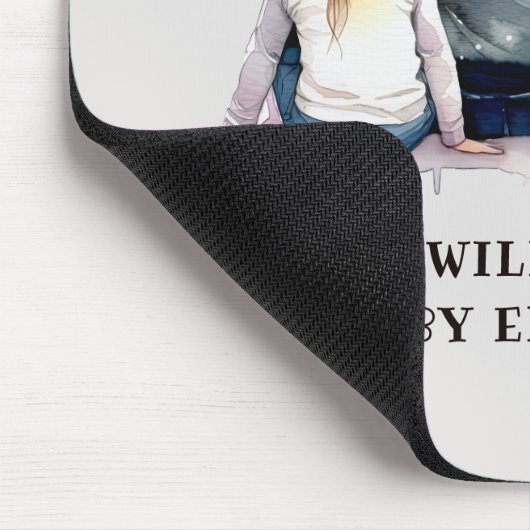 Papa en aughters op maat (9) muismat (Hoek)