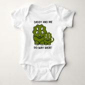 Papa en Baby Triceratops Romper (Voorkant)