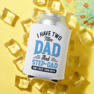 Papa en een poppenkast van de Retro Typografie Des Blikjeskoeler