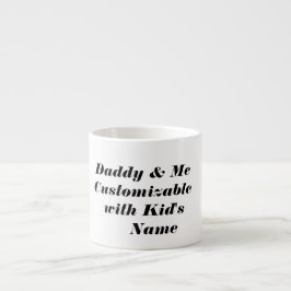 Papa en ik espresso kop