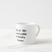 Papa en ik espresso kop (Voorkant rechts)