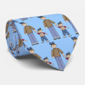 Papa en ik stropdas (Opgerold)