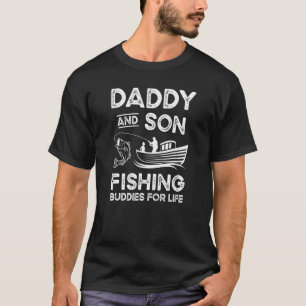 Papa en zoon visvrienden voor het leven Match Wed T-shirt