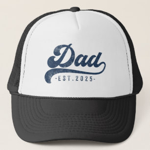 Papa Est 2025 Bevorderd tot Papa 2025 Vader 2025 Trucker Pet