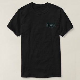 Papa est 2025 Daddy to be, gepromoveerd tot papa 2 T-shirt