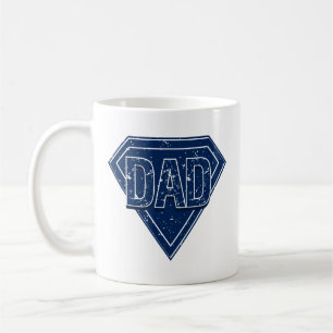 Papa Est Ma Mug De Café Fête des pères Superhero