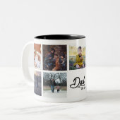 Papa Est. Mug photo personnalisée 2018 (Devant gauche)