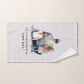 Papa et filles personnalisées (9) (Serviette à main)
