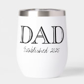 Papa Établi Gras Noir Blanc (Arrière)