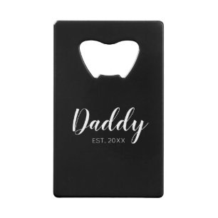 Papa établi noir