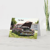 Papa Fête des Pères Corps de Papa Carte Drôle (Devant)