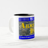 Papa fier d'un héros américain Mug à café-cadeau (Devant gauche)