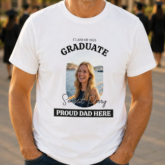 Papa Fier Moderne Ici | T-Shirt Photo de Remise de