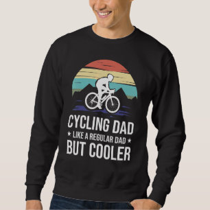 Papa fietsen als een gewone vader, maar koeler fie trui