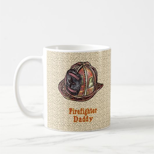 Papa FireFighter Mug (Gauche)