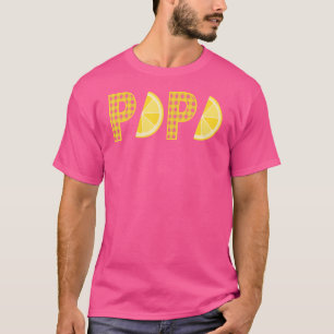 Papa First Birthday Pink Lemonade Family Outfit Le T-shirt