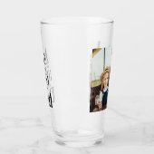 Papa First Love for ever Hero Personalized Foto Glas (Links)